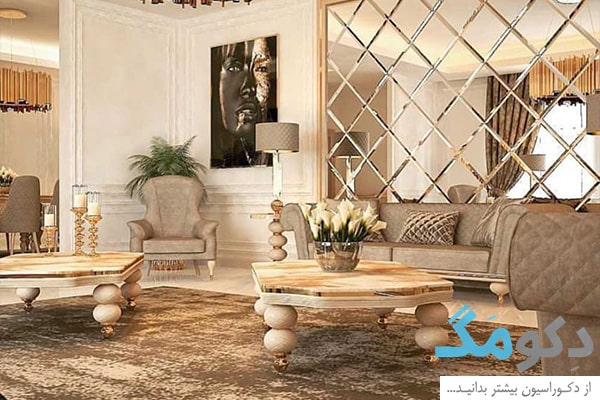 انواع آینه کاری مدرن