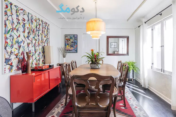 رنگ چیدمان بوفه مدولار