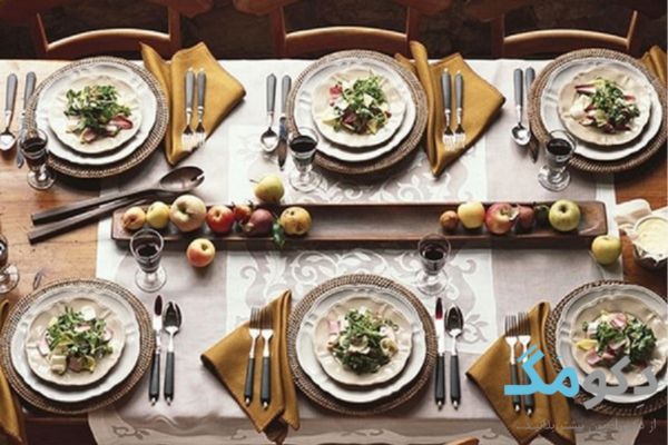 بهترین وسایل برای تزیین میز ناهارخوری