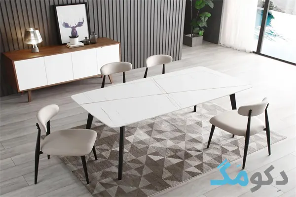 تفاوت میز ناهار خوری گرد و مستطیلی