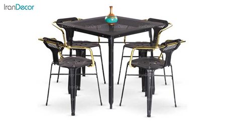 سرویس میز مربع و صندلی مدل بیتا از نهال سان