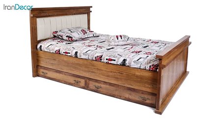 تخت خواب نوجوان مدل المپیا از گامرون چوب	
