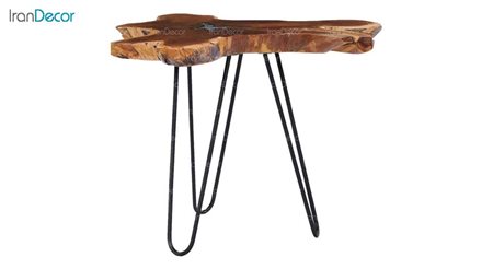 میز عسلی چوبی مدل روستیک کد T003