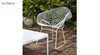 صندلی باغی مدل دیاموند سفید از صنیع کار