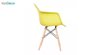 صندلی دسته دار ایمز مدل ایزی EW زرد از استیل هامون