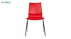 صندلی پلاستیکی مدل رونی RO62 قرمز از استیل هامون