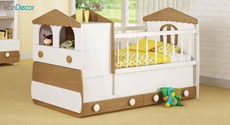 تخت خواب دو منظوره نوزاد و کودک چری مدل C118