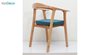صندلی دسته دار چوبی نظری مدل لیسبون تشک دار کد P946