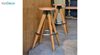 صندلی کانتر چوبی روستیک مدل N275B از صنایع نظری