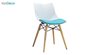 تصویر صندلی پایه چوبی تشک دار نظری مدل شل کد P831WR