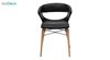 صندلی پایه چوبی تشک دار نظری مدل کیکا P851WR