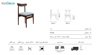 تصویر صندلی چوبی نظری مدل تریا P750