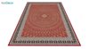 عکس فرش ماشینی 1200 شانه کشمیر طرح گنبد قرمز