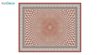 تصویر فرش ماشینی 1200 شانه کشمیر طرح گنبد زمینه قرمز