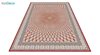 عکس فرش ماشینی 1200 شانه کشمیر طرح گنبد زمینه قرمز