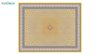 تصویر فرش ماشینی 1200 شانه کشمیر طرح گنبد طلایی