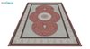 عکس فرش ماشینی 1200 شانه کشمیر طرح الماس قرمز