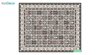 تصویر فرش ماشینی 700 شانه کشمیر طرح بهشت مشکی