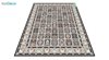 عکس فرش ماشینی 700 شانه کشمیر طرح بهشت مشکی