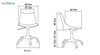 تصویر صندلی اپراتوری تشک دار نظری مدل شل کد P840