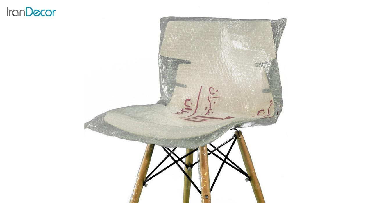 تصویر صندلی اپن پایه چوبی بنیزان مدل مرجان کد M600