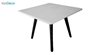 تصویر میز عسلی مربع پایه پلاستیکی بنیزان مدل DM520