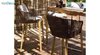 تصویر صندلی کانتر پایه چوبی صنیع کار مدل تورینو