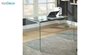 تصویر میز اداری شیشه ای مدل صدف سایز 120 × 65 از اطلس