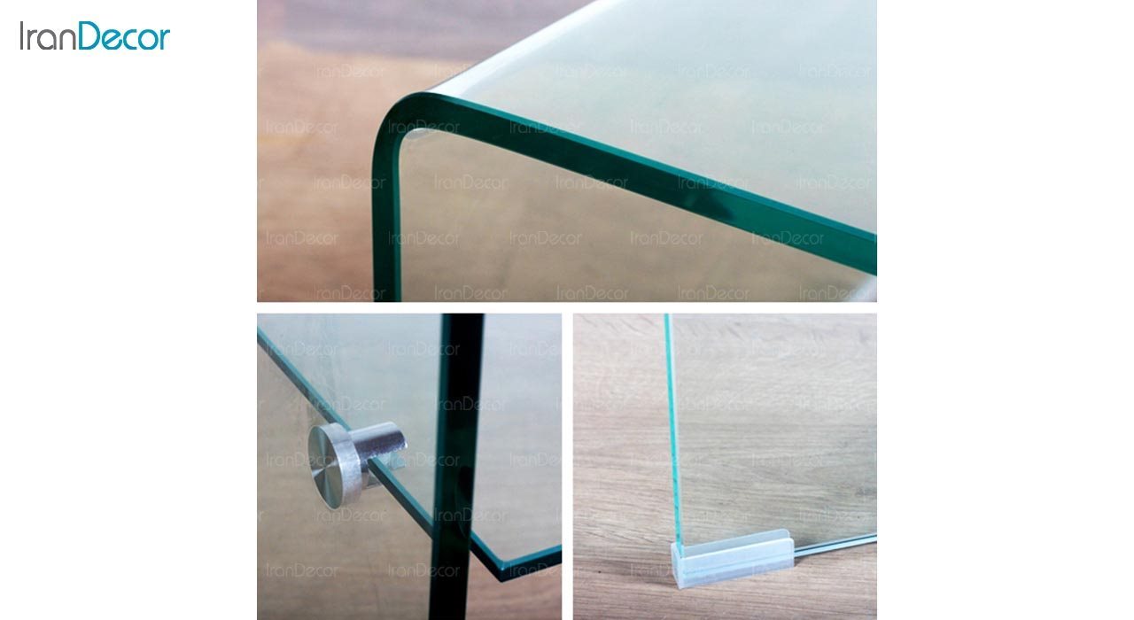 تصویر میز جلو مبلی شیشه ای اطلس مدل نیکا