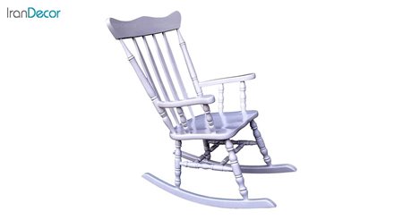 تصویر صندلی راک آمازون چوب مدل تاج ساده