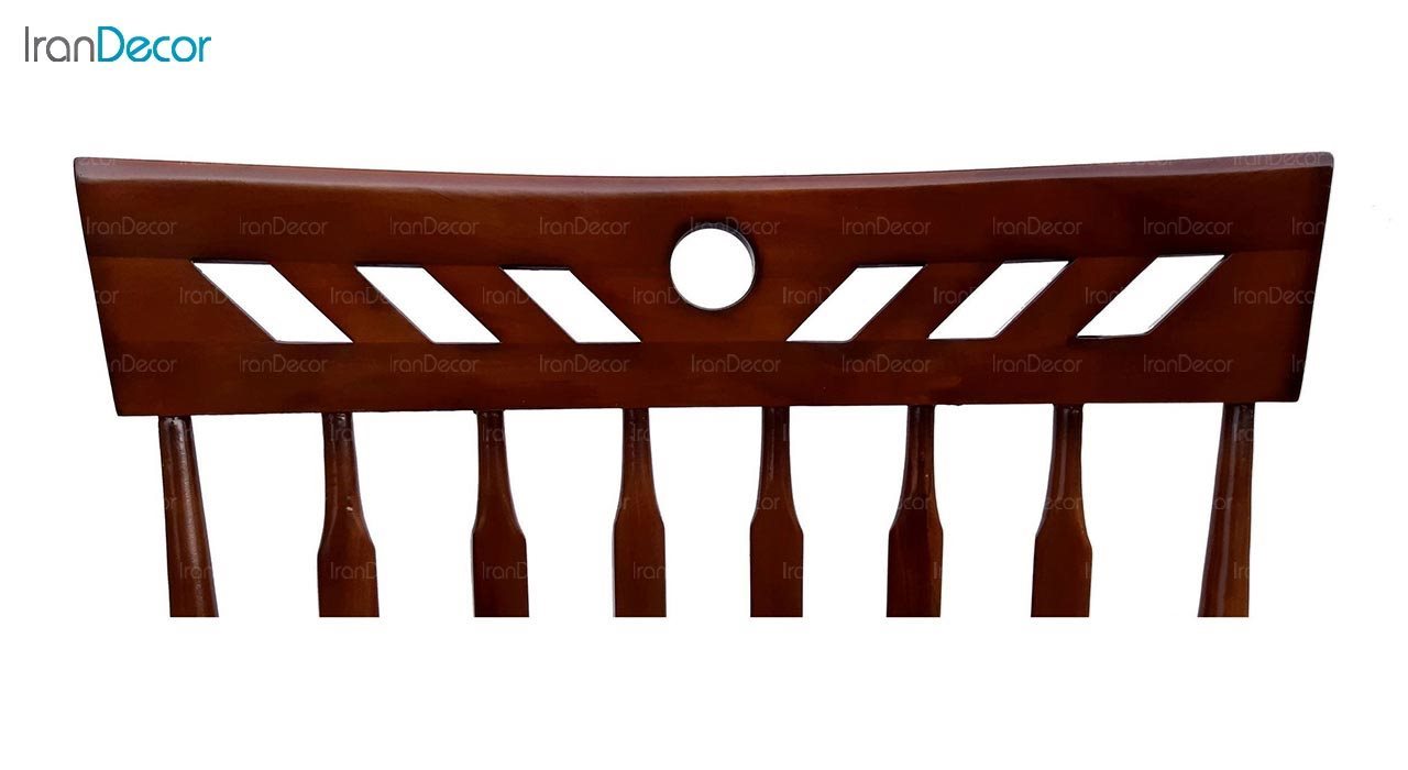 تصویر صندلی راک آمازون چوب مدل تاج لوزی