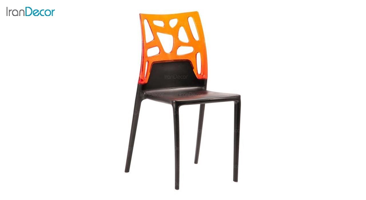تصویر صندلی پلاستیکی مدل سورن با پشتی پلی کربنات