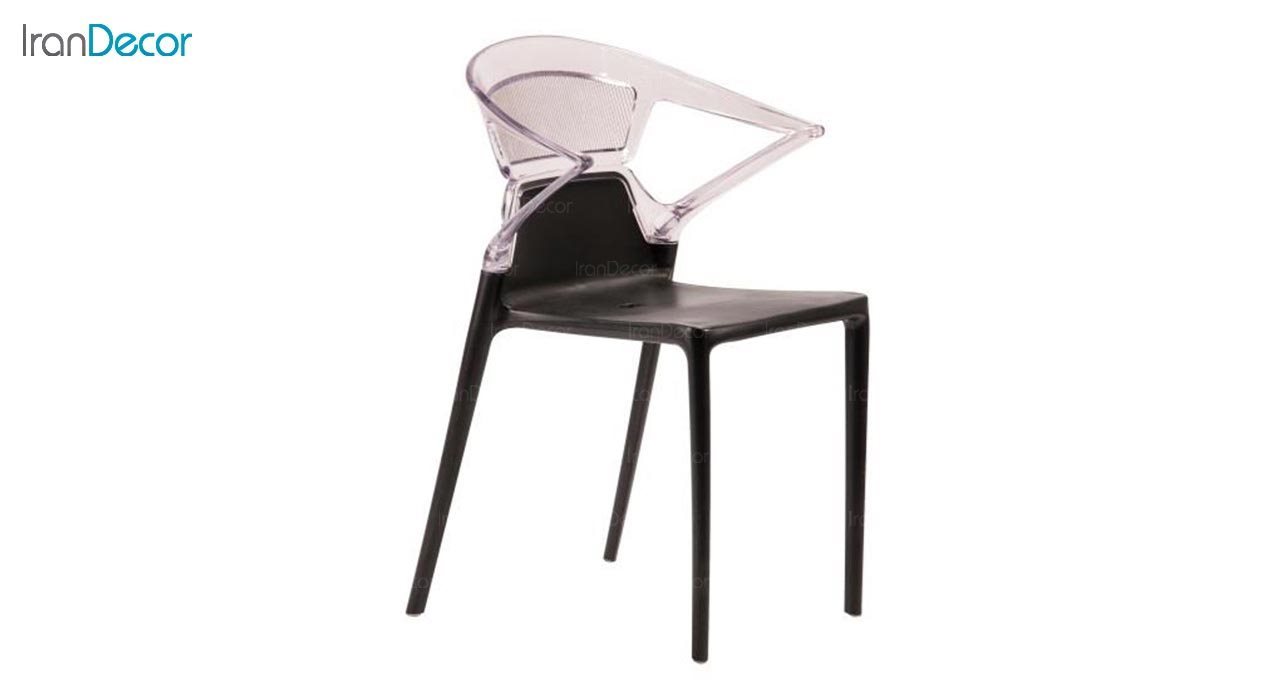 تصویر صندلی پلاستیکی مدل لونا با پشتی پلی کربنات