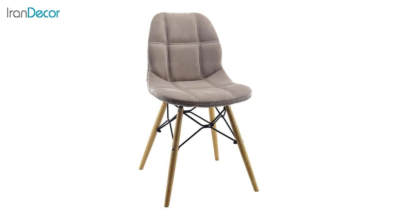 تصویر صندلی پایه ایفلی چوبی بنیزان مدل کندو کد K500P