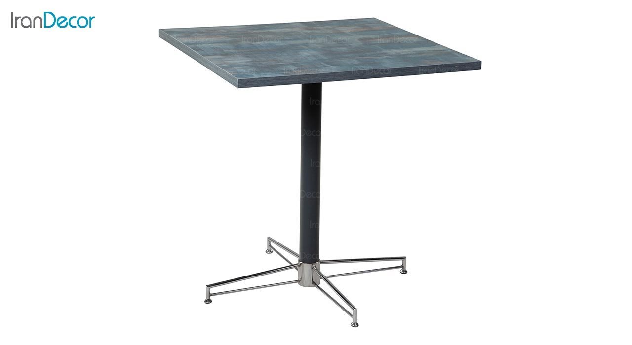 تصویر میز مربع پایه فلزی جهانتاب مدل 1025 کد 4904
