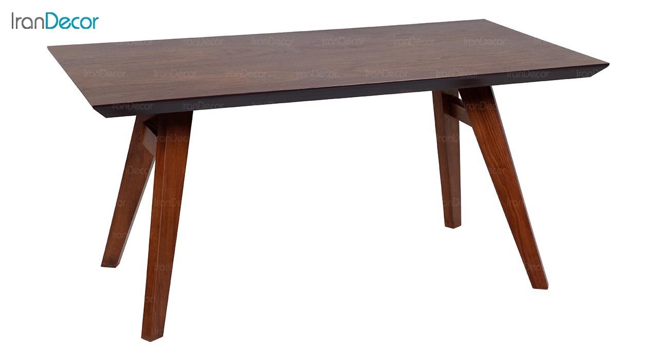 تصویر میز مستطیل چوبی جهانتاب مدل ورونا کد 2029