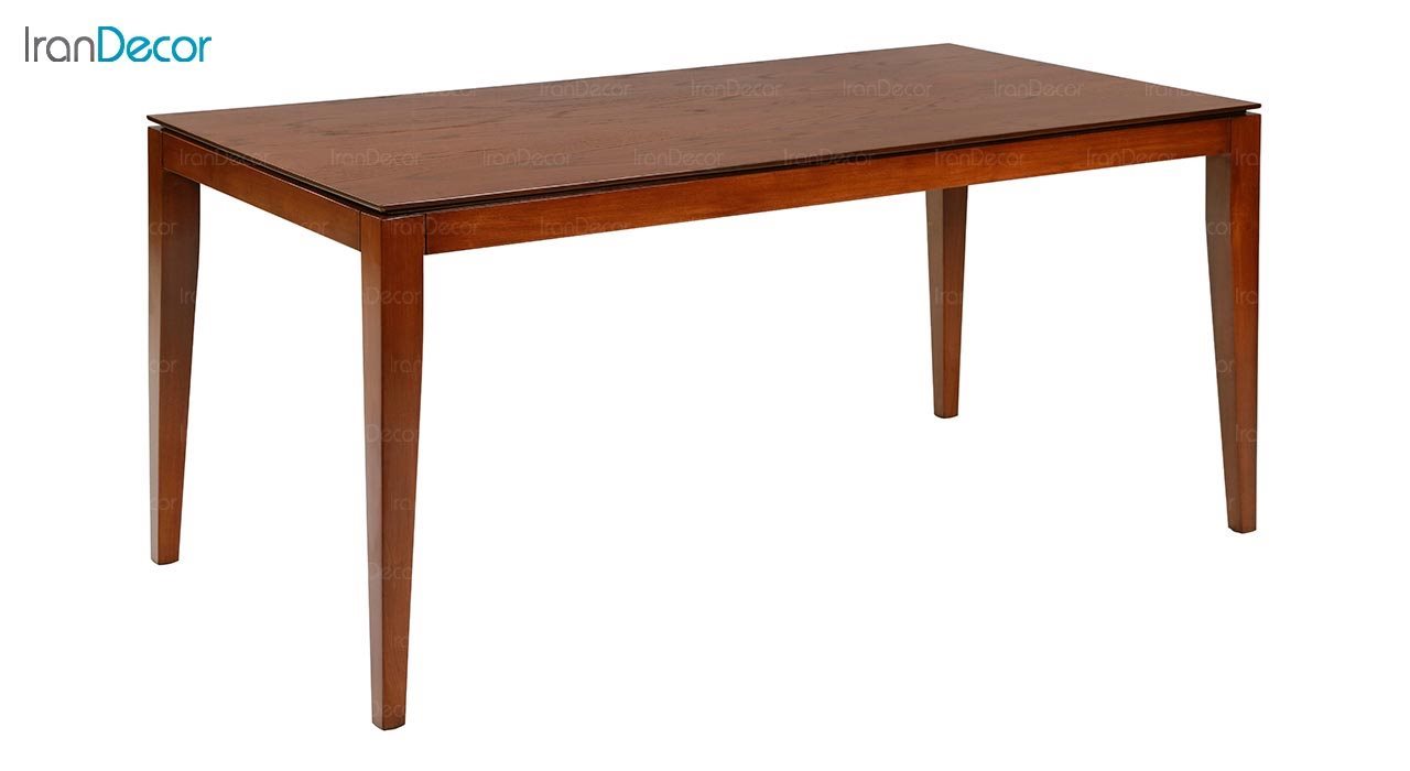 تصویر میز مستطیل چوبی جهانتاب مدل روبیک کد 2027