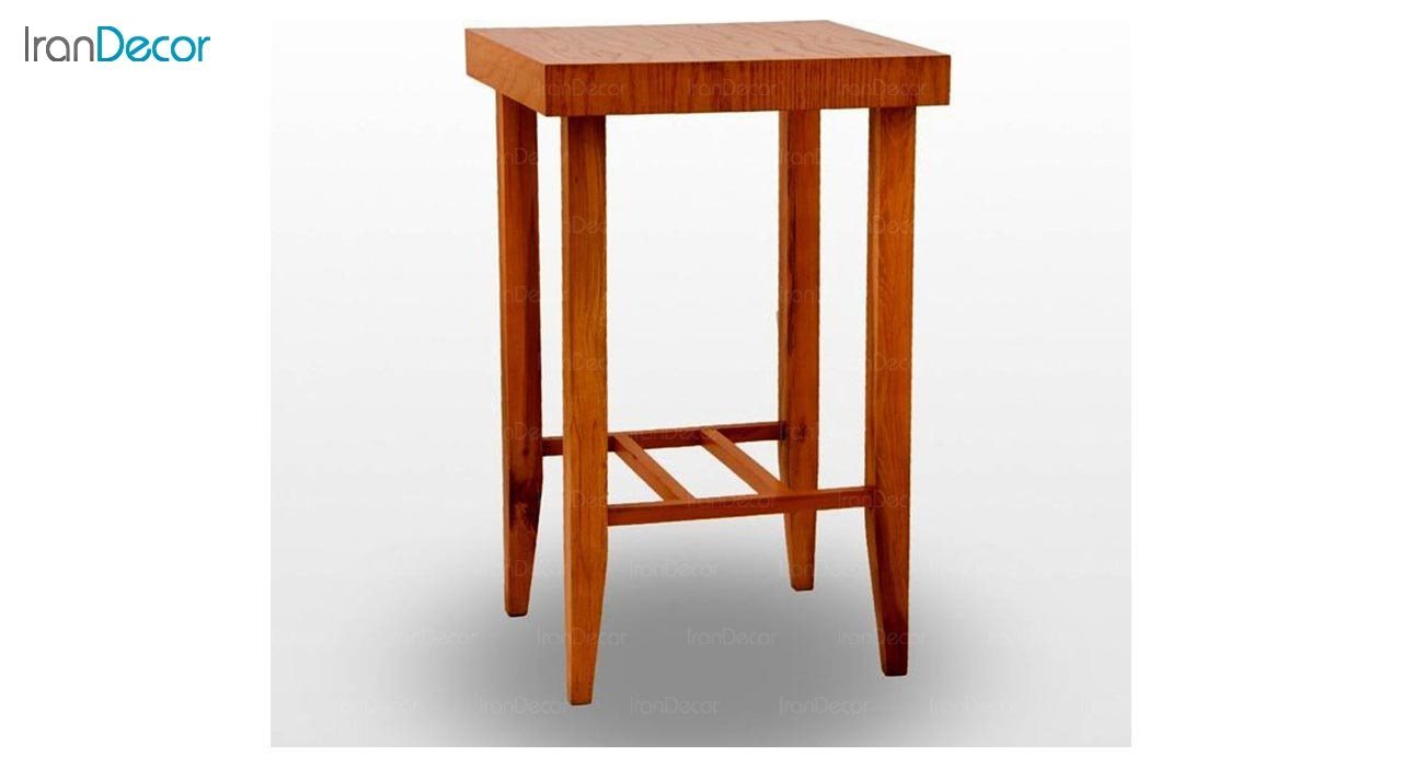 تصویر میز مربع چوبی جهانتاب مدل پاکو کد 4476