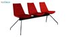 تصویر صندلی پایه فلزی سه نفره هلگر مدل باترفلای Butterfly WS - 101
