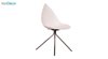 تصویر صندلی مدل دیبا D2 سفید از استیل هامون