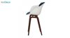 تصویر صندلی پایه چوبی نیمه تشک مدل CNTW51 از استیل هامون