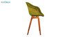 تصویر صندلی پایه چوبی تشک دار مدل CTW51 از استیل هامون
