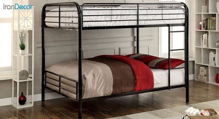 تخت خواب دو طبقه بزرگسالان  فلزی دورمی مدل s7