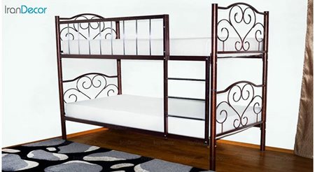تخت خواب دو طبقه فلزی دورمی مدل s27