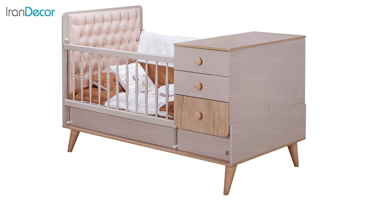 تصویر تخت خواب دو منظوره نوزاد مدل لیوا API