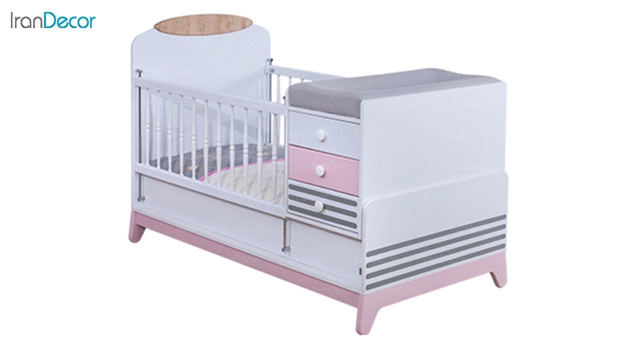 تصویر تخت خواب دو منظوره نوزاد مدل دلاریس API