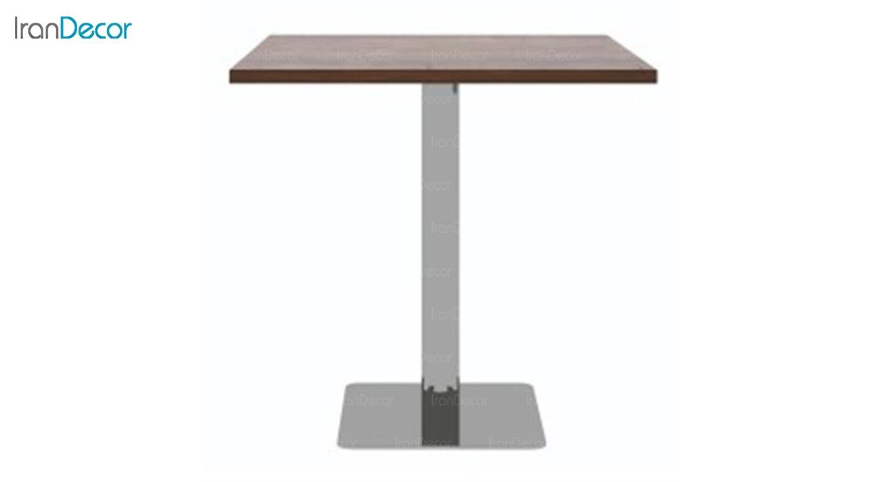 میز 4 نفره پایه فلزی نیلپر مدل REG 111 تصویر