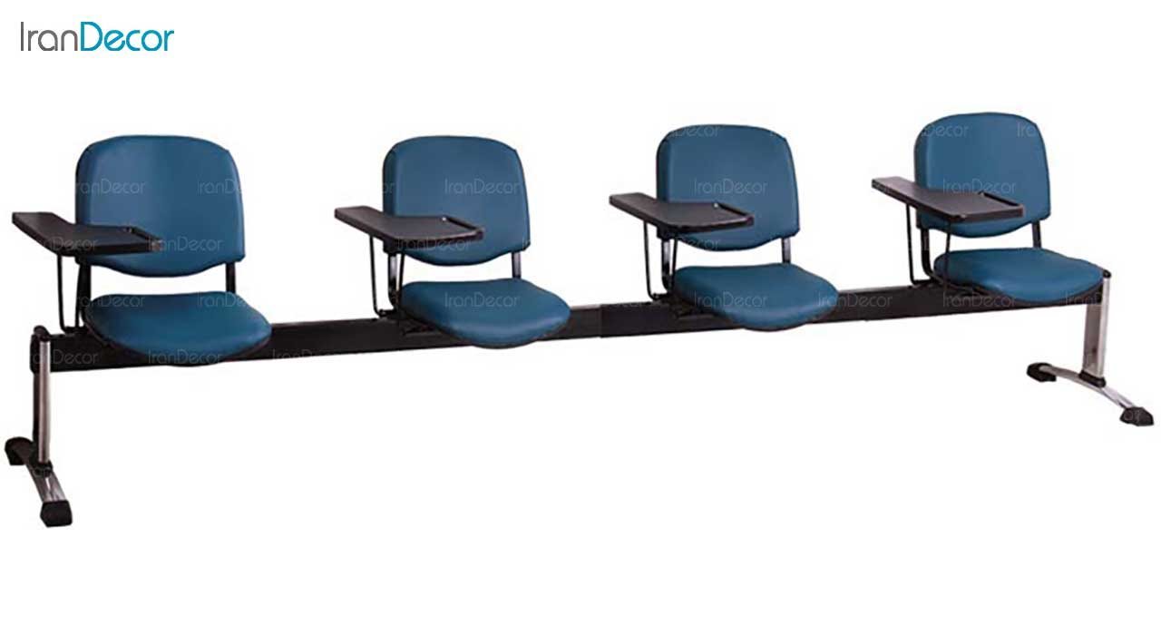 صندلی آموزشی چهار نفره استیل هامون مدل WA4623