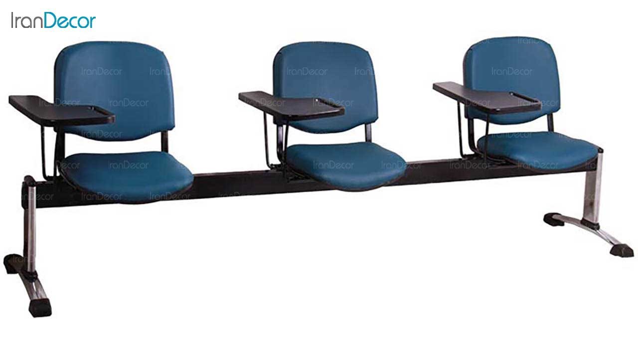 صندلی آموزشی سه نفره استیل هامون مدل WA3623