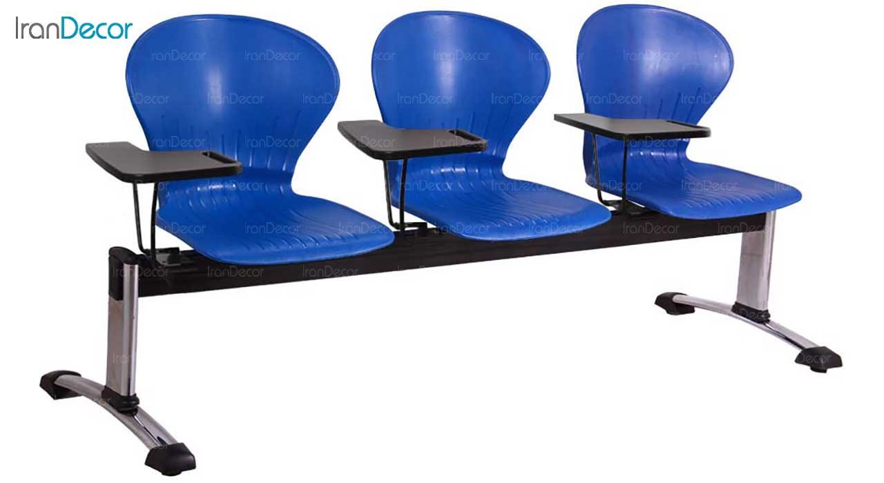 صندلی آموزشی سه نفره استیل هامون مدل WBS3-623